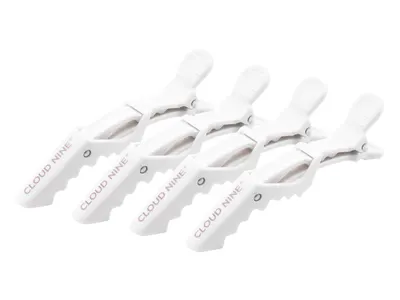 CLOUD NINE Croc Clips 4 Pack - White