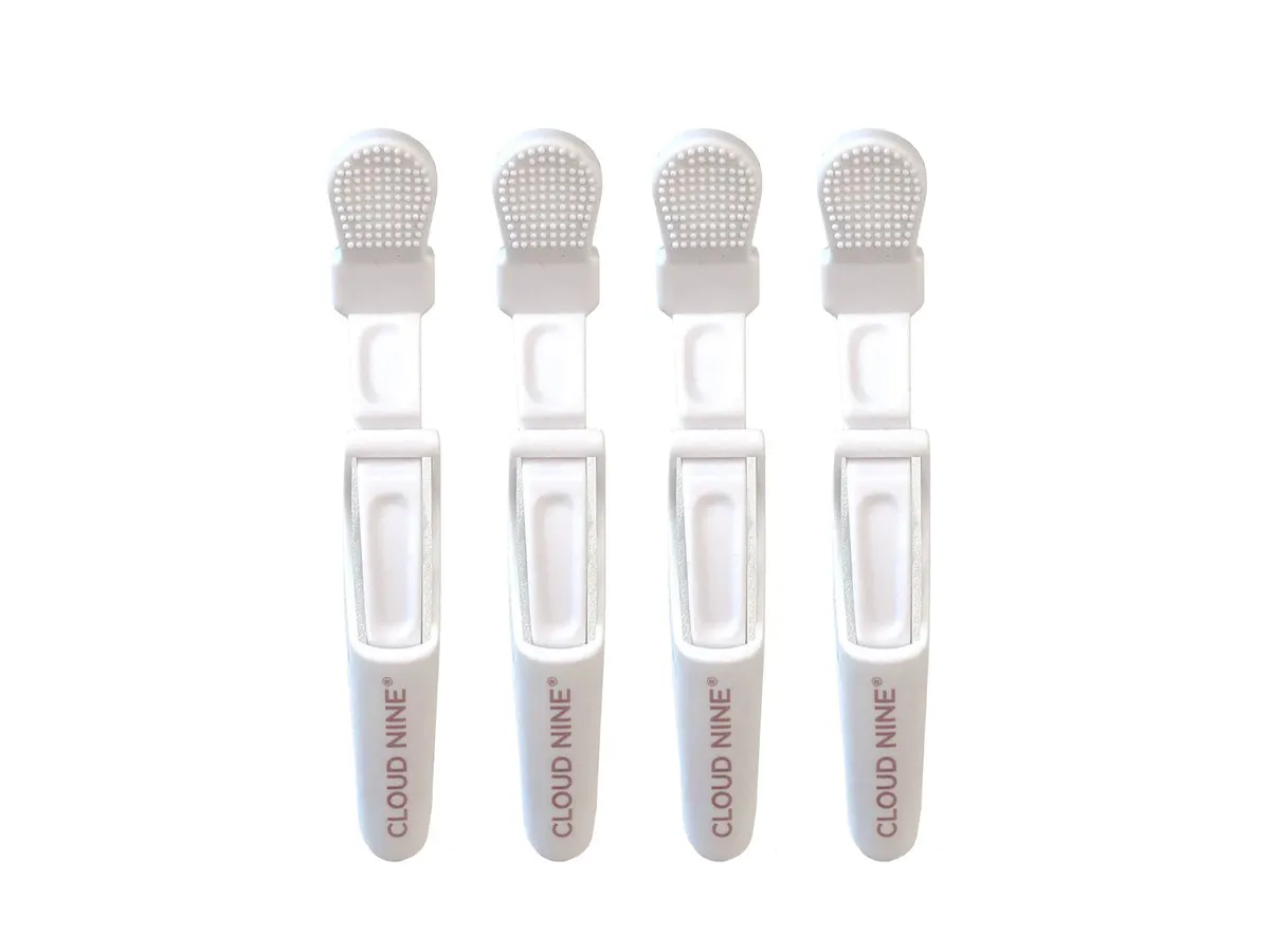 CLOUD NINE Croc Clips 4 Pack - White, view 2
