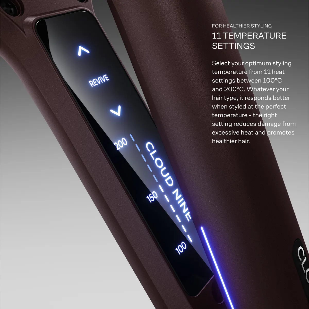 CLOUD NINE The Wide Iron - The Luxury Dark Burgundy Collection, view 5