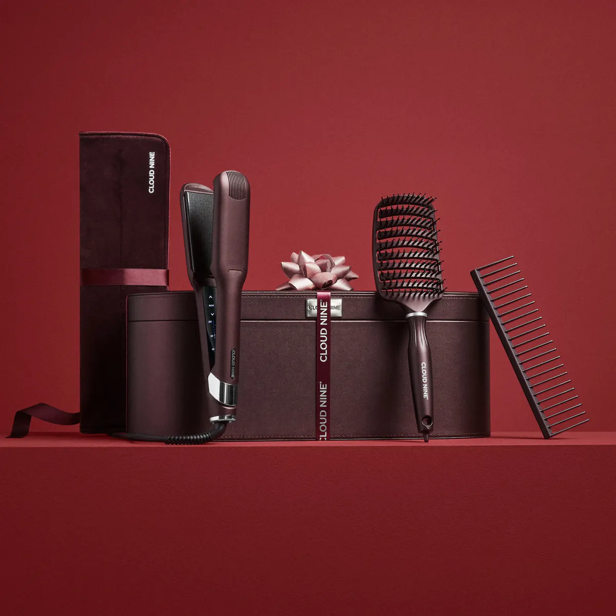 CLOUD NINE The Wide Iron - The Luxury Dark Burgundy Collection, view 8