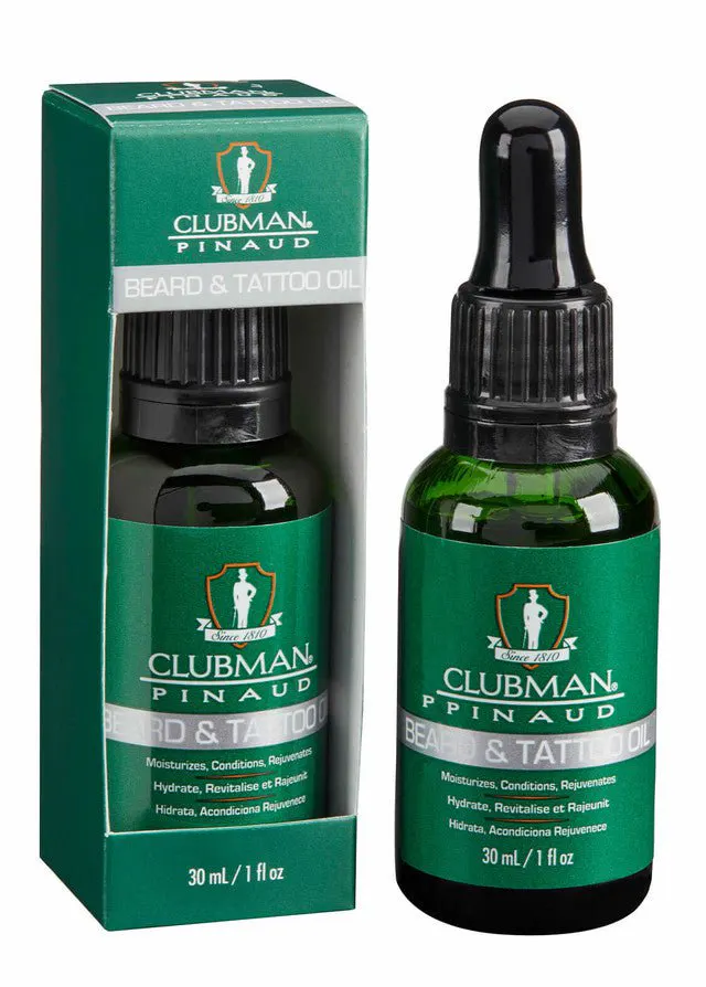 Clubman Pinaud Beard and Tattoo Oil 30ml