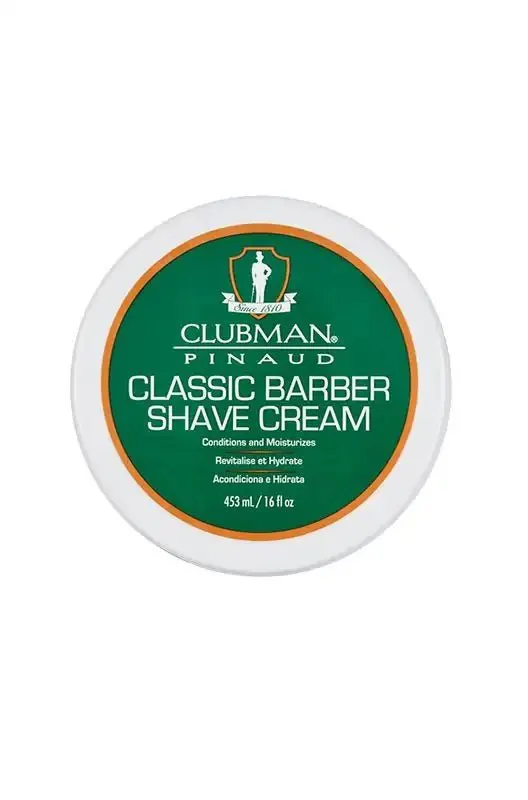 Clubman Pinaud Classic Barber Shave Cream (Non-Aerosol) 473ml, view 4