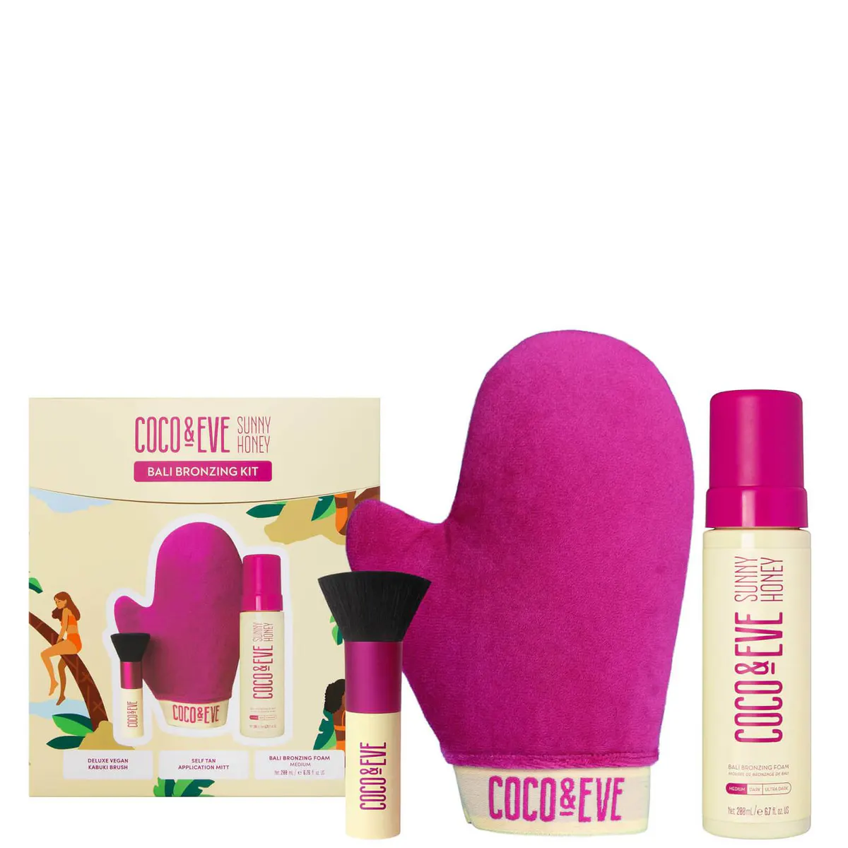 Coco & Eve Sunny Honey Bali Bronzing Set, view 2