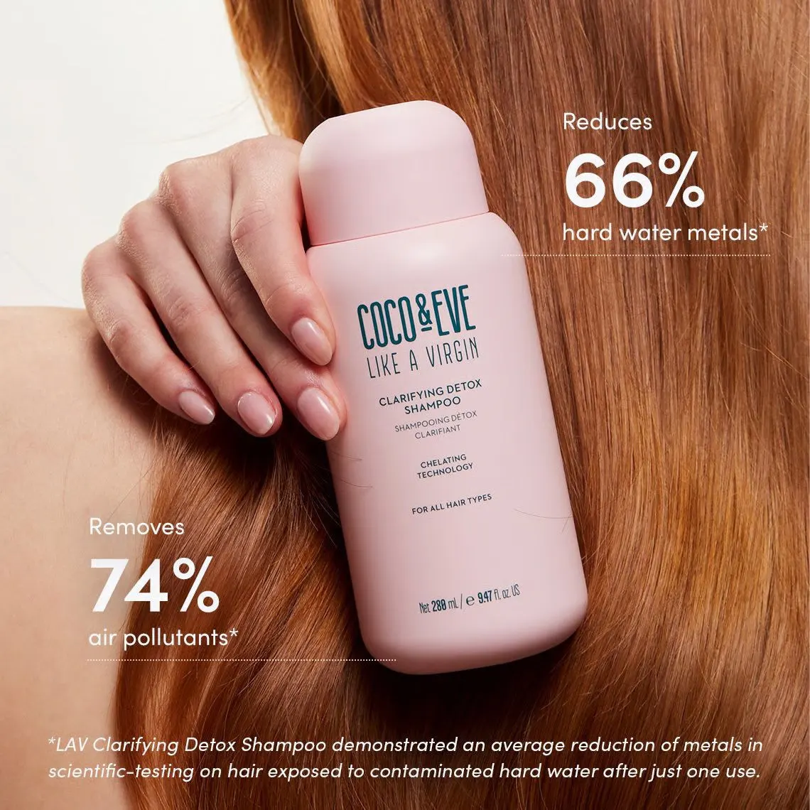 Coco & Eve Like A Virgin Clarifying Detox Shampoo 280ml, view 5