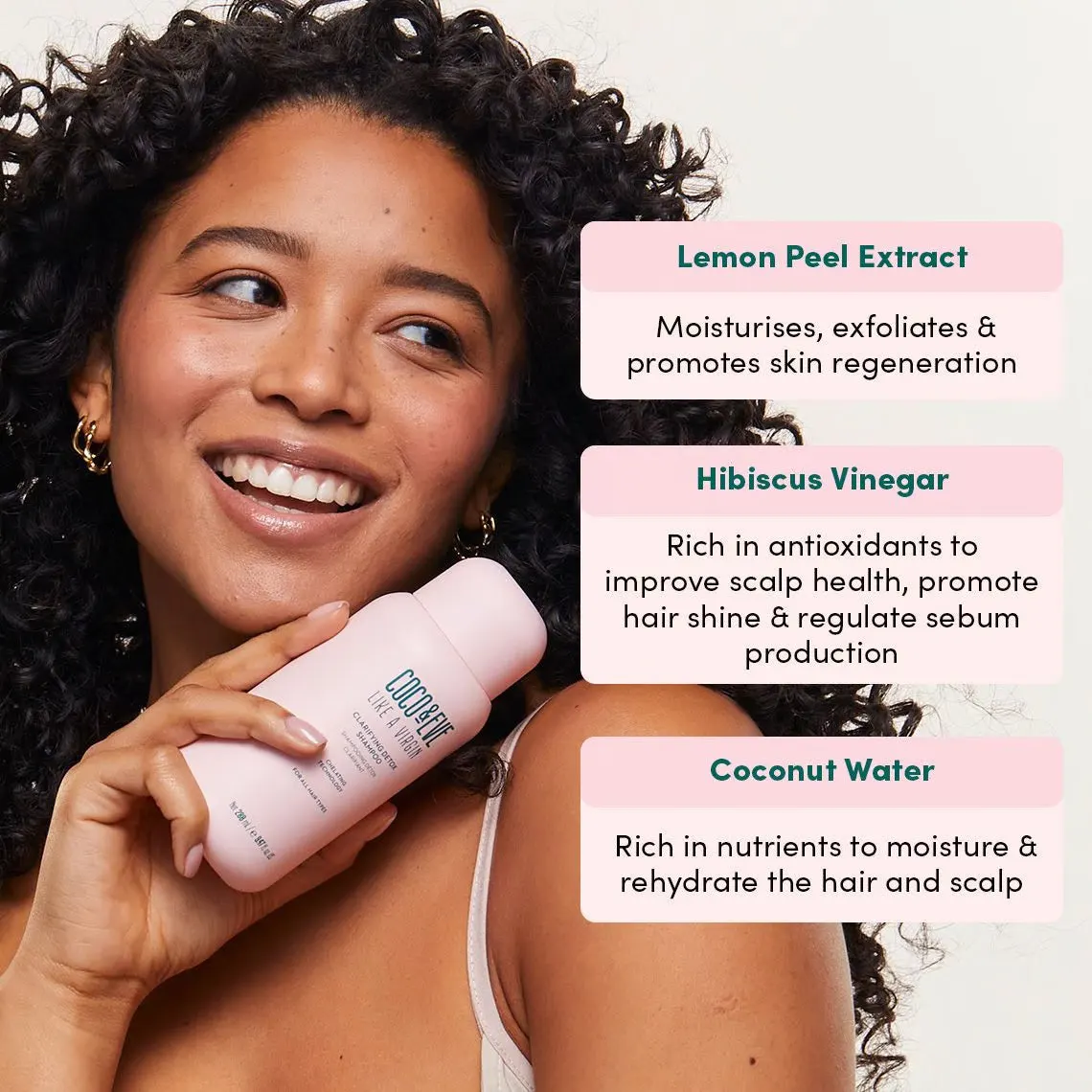 Coco & Eve Like A Virgin Clarifying Detox Shampoo 280ml, view 9