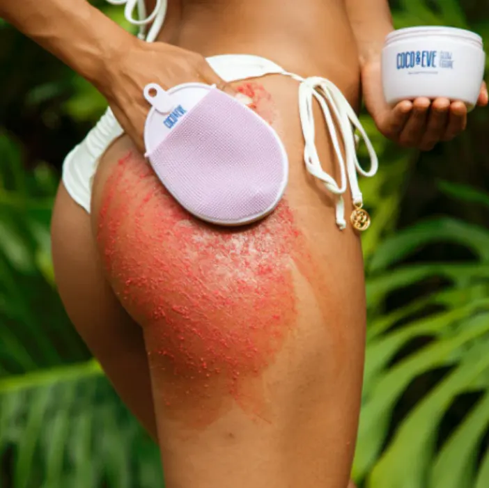 Coco & Eve Glow Figure Jelly Massage Mitt, view 3