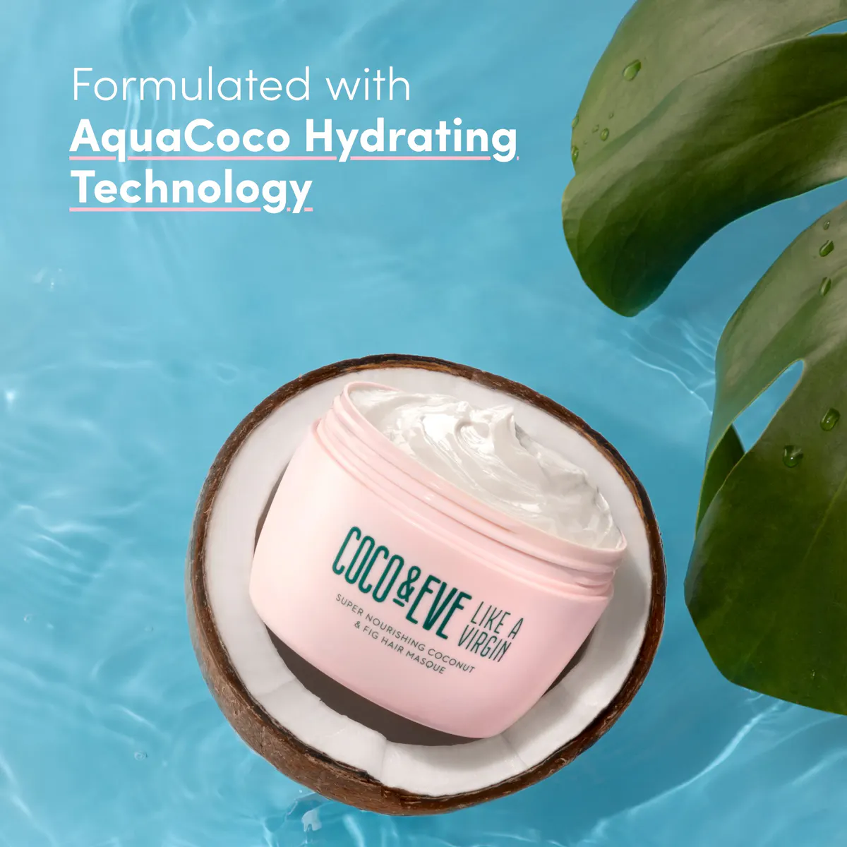 Coco & Eve Like A Virgin Super Nourishing Coconut & Fig Hair Masque 212ml, view 6