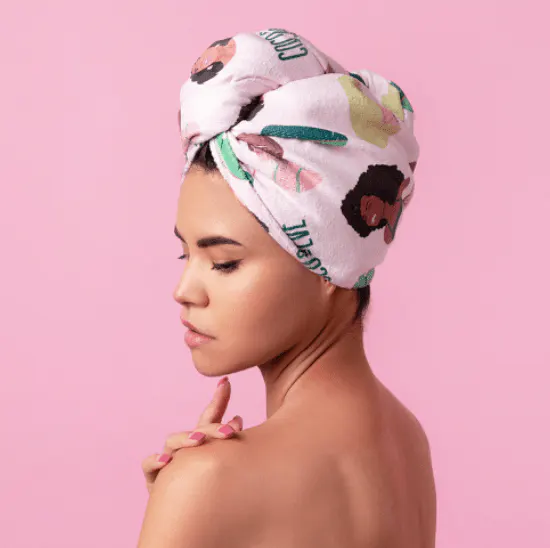 Coco & Eve Microfibre Towel Wrap, view 2