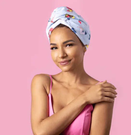 Coco & Eve Microfibre Towel Wrap, view 3
