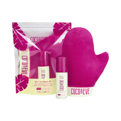 Coco & Eve Sunny Honey Self Tan Travel Kit - Medium