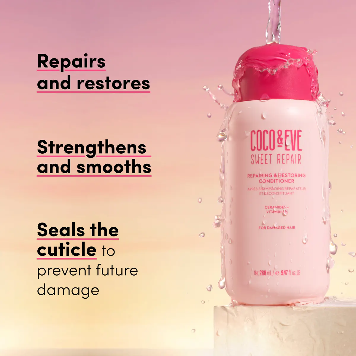 Coco & Eve Sweet Repair Repairing & Restoring Conditioner 280ml, view 5