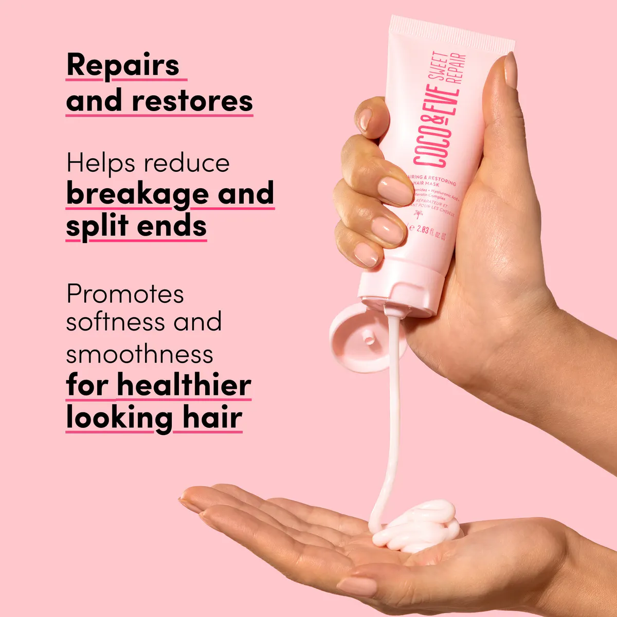 Coco & Eve Travel Sized - Sweet Repair Hair Masque 60ml, view 5
