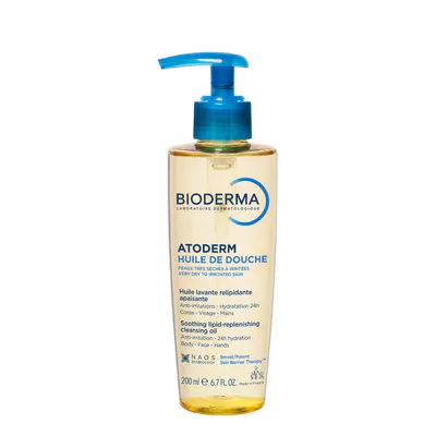 Bioderma Atoderm Shower Oil Ultra-Nourishing Body Wash for Dry Skin 200ml