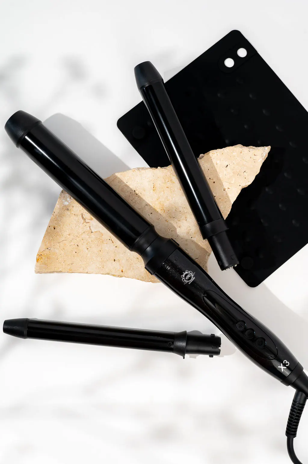 H2D Black X3 Professional Curling Wand, view 5