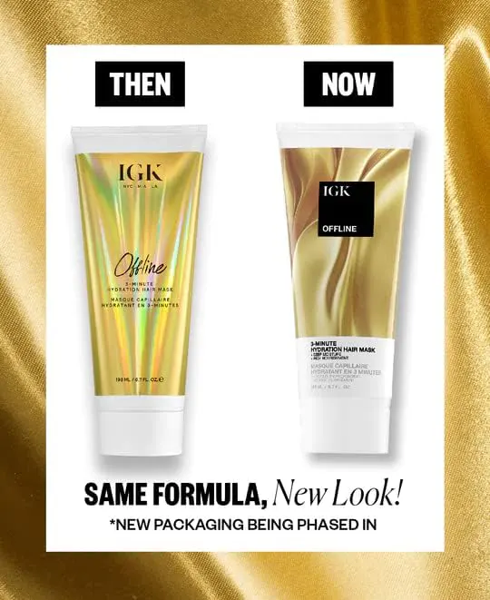 IGK Offline 3-minute Hydration Hair Mask 198ml, view 3