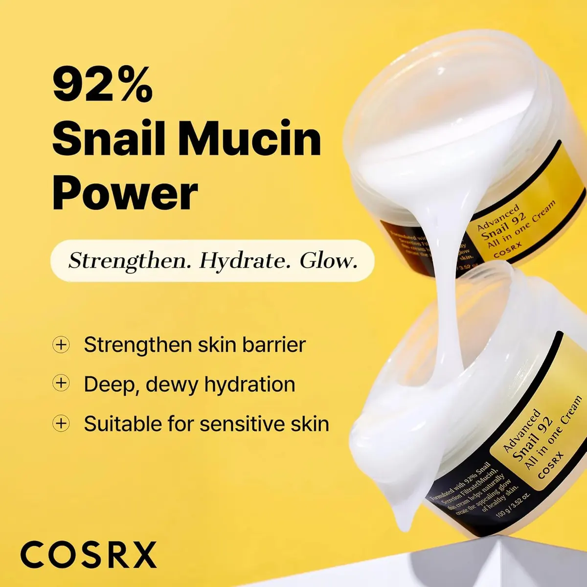 COSRX Advanced Snail 92 All In One Cream 100ml, view 2