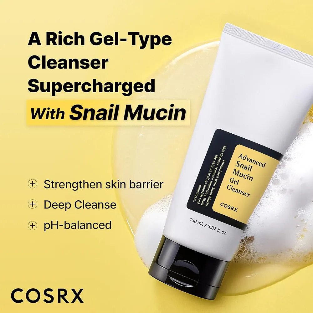 COSRX Advanced Snail Mucin Gel Cleanser 150ml, view 2