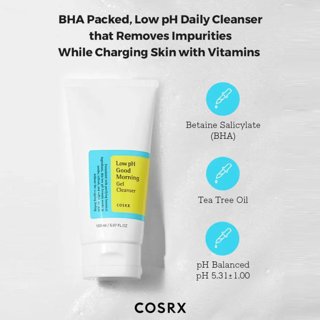 COSRX Low pH Good Morning Gel Cleanser 150ml, view 3
