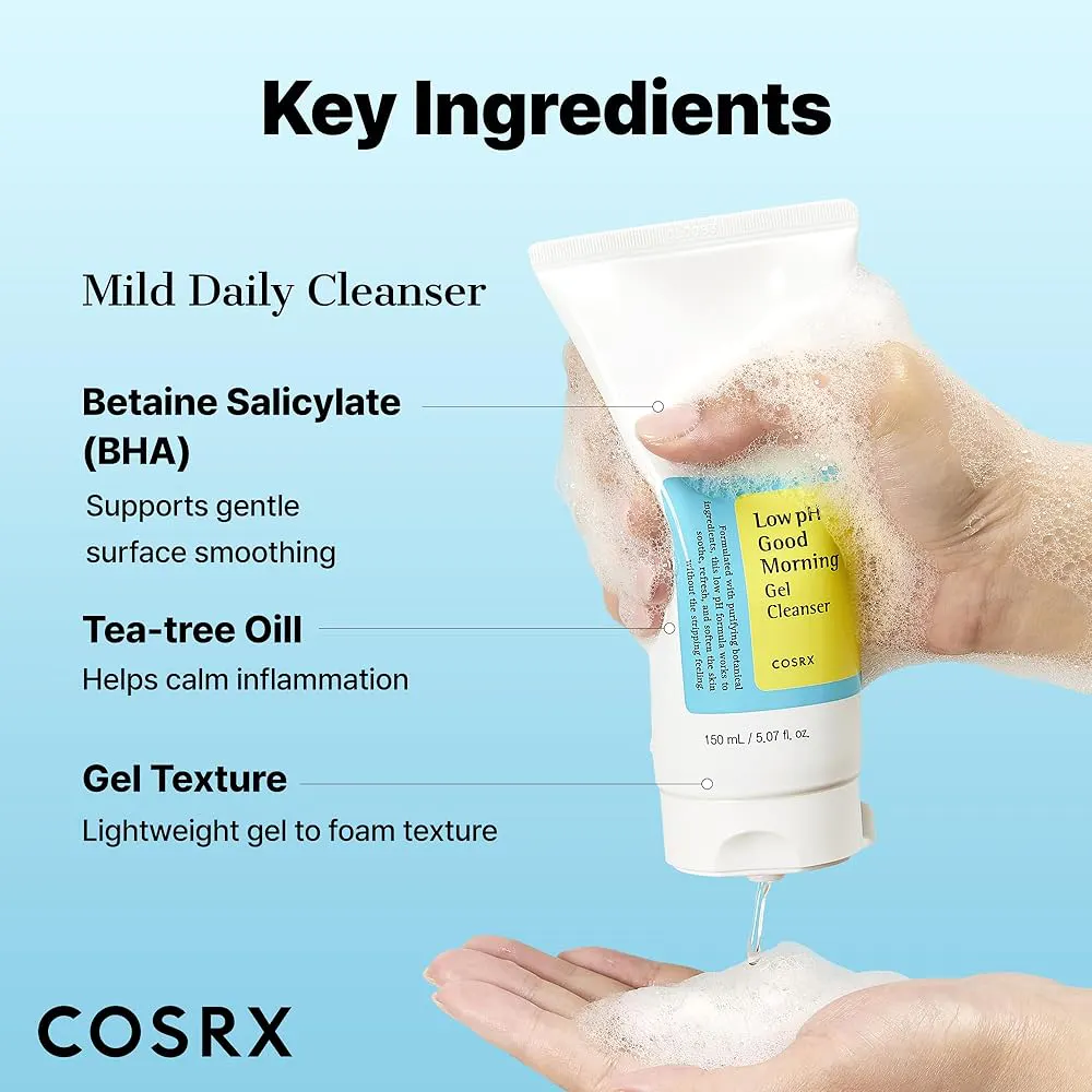 COSRX Low pH Good Morning Gel Cleanser 150ml, view 5