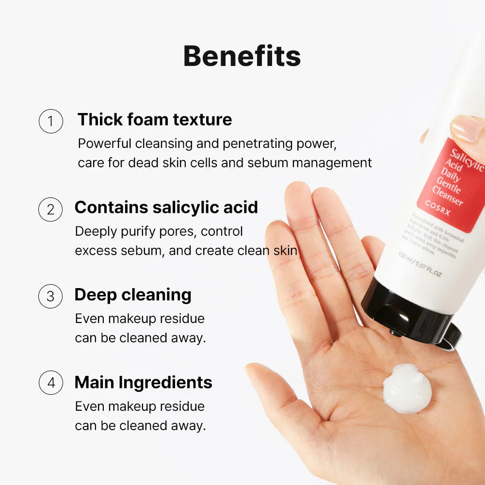 COSRX Salicylic Acid Daily Gentle Cleanser 150ml, view 4