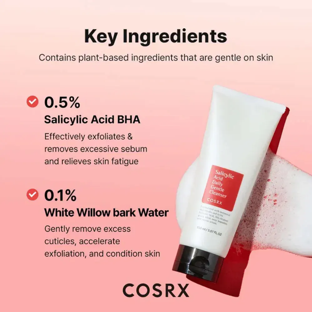 COSRX Salicylic Acid Daily Gentle Cleanser 150ml, view 5