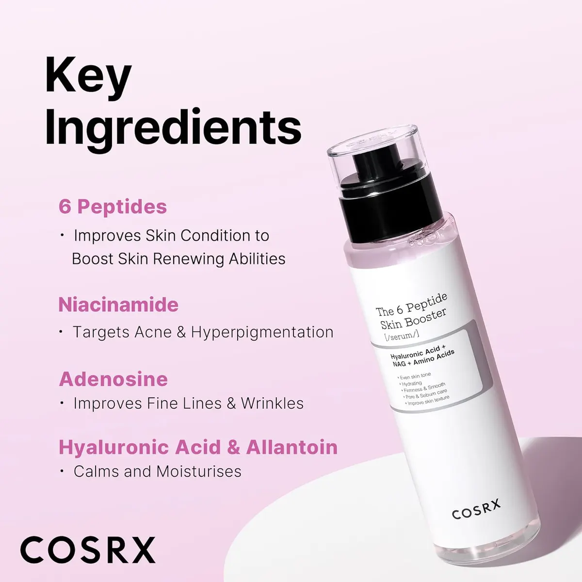 COSRX The 6 Peptide Skin Booster Serum 150ml, view 6