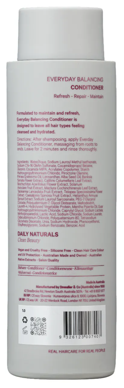 Daily Naturals Clean Beauty Everyday Balancing Conditioner 275ml, view 2