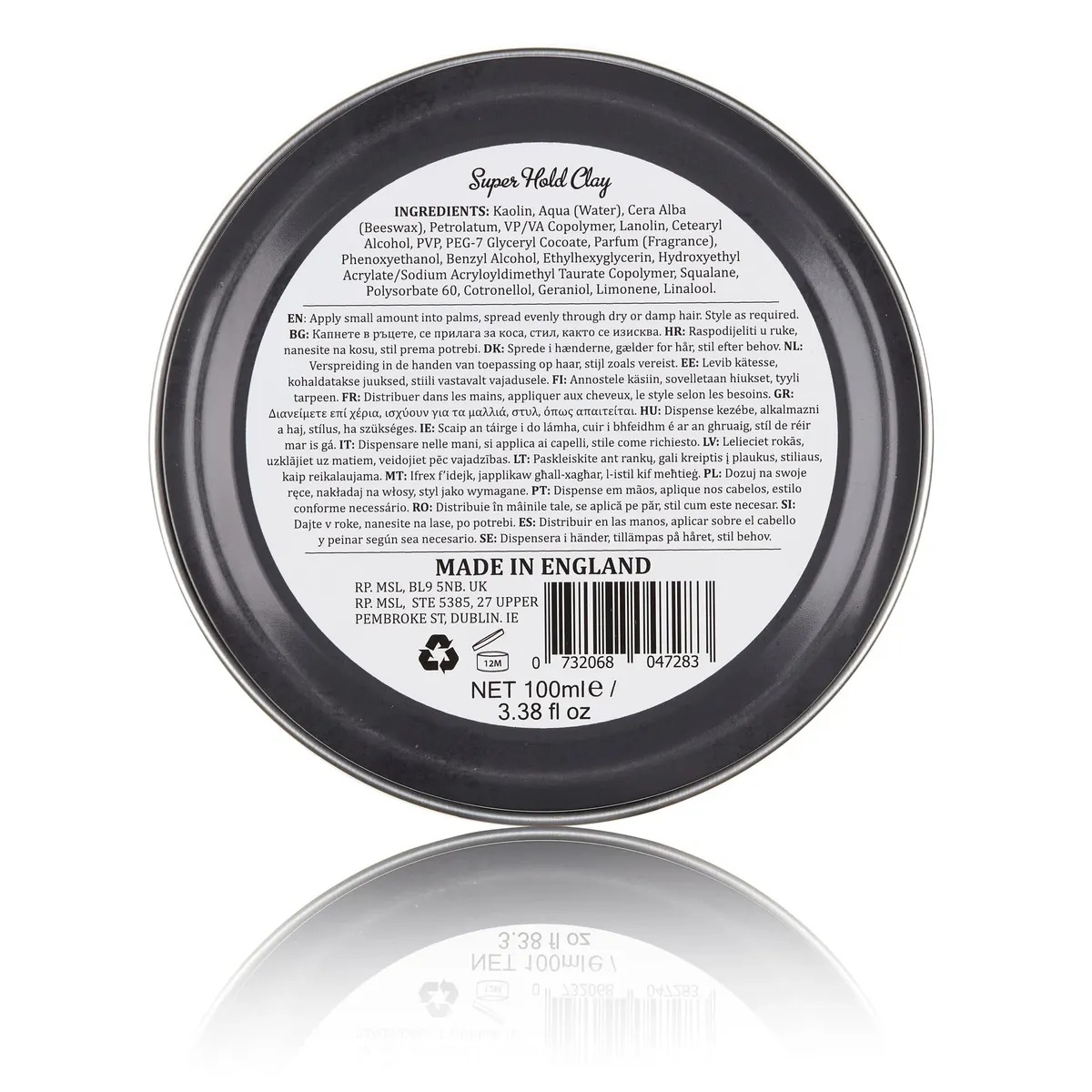 Dapper Dan Ultra Matte Clay 100ml, view 3