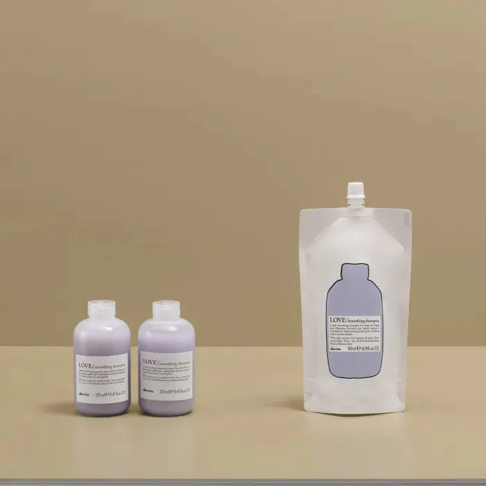 Davines Essentials LOVE Smooth Shampoo Refill Pouch 500ml, view 5