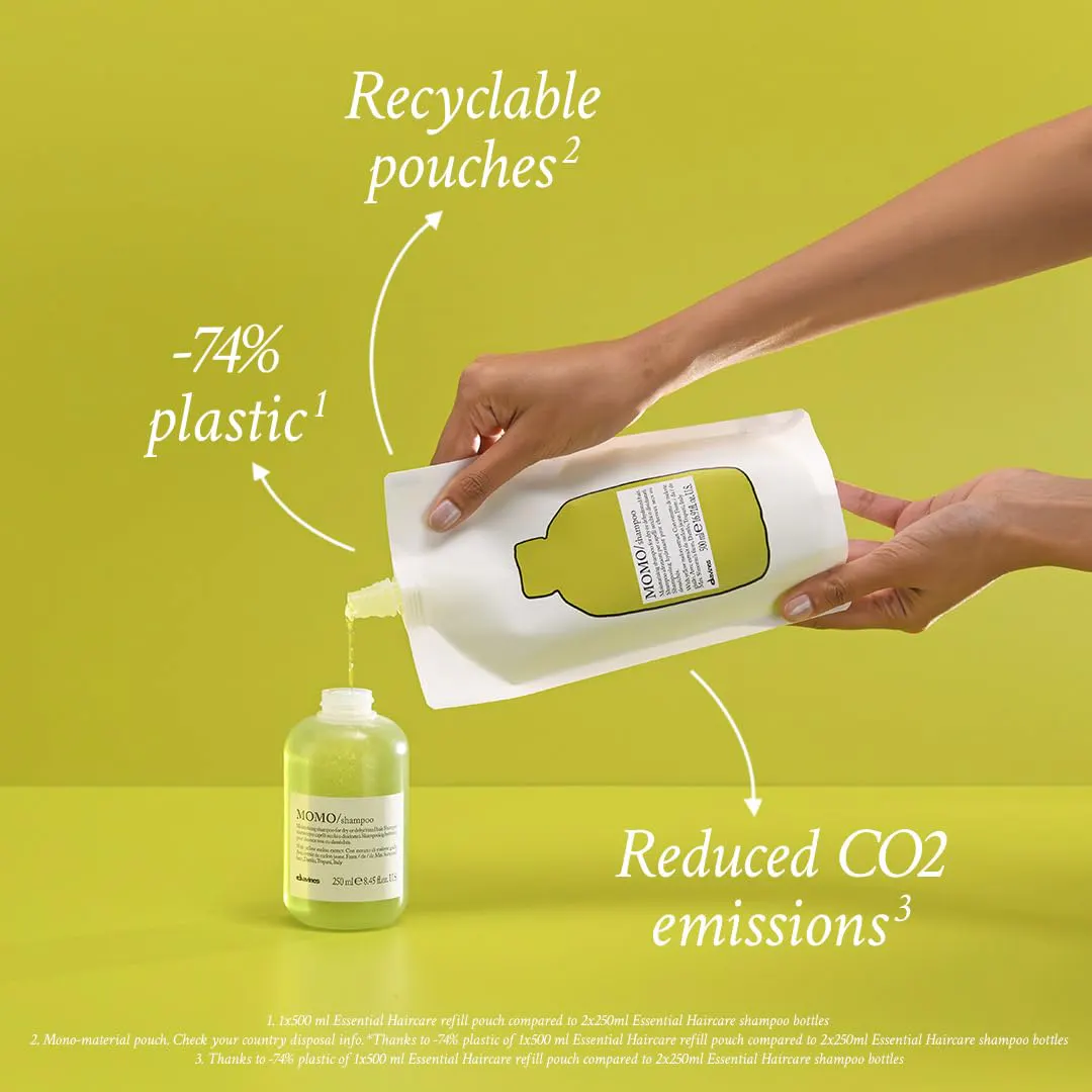 Davines Essentials MOMO Shampoo Refill Pouch 500ml, view 4