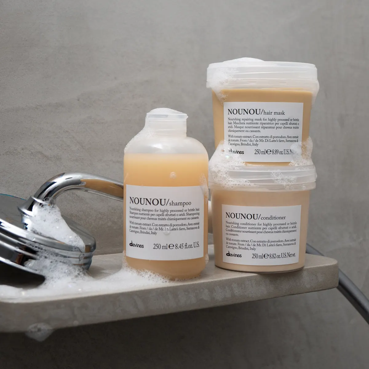 Davines NOUNOU Shampoo 250ml, view 6