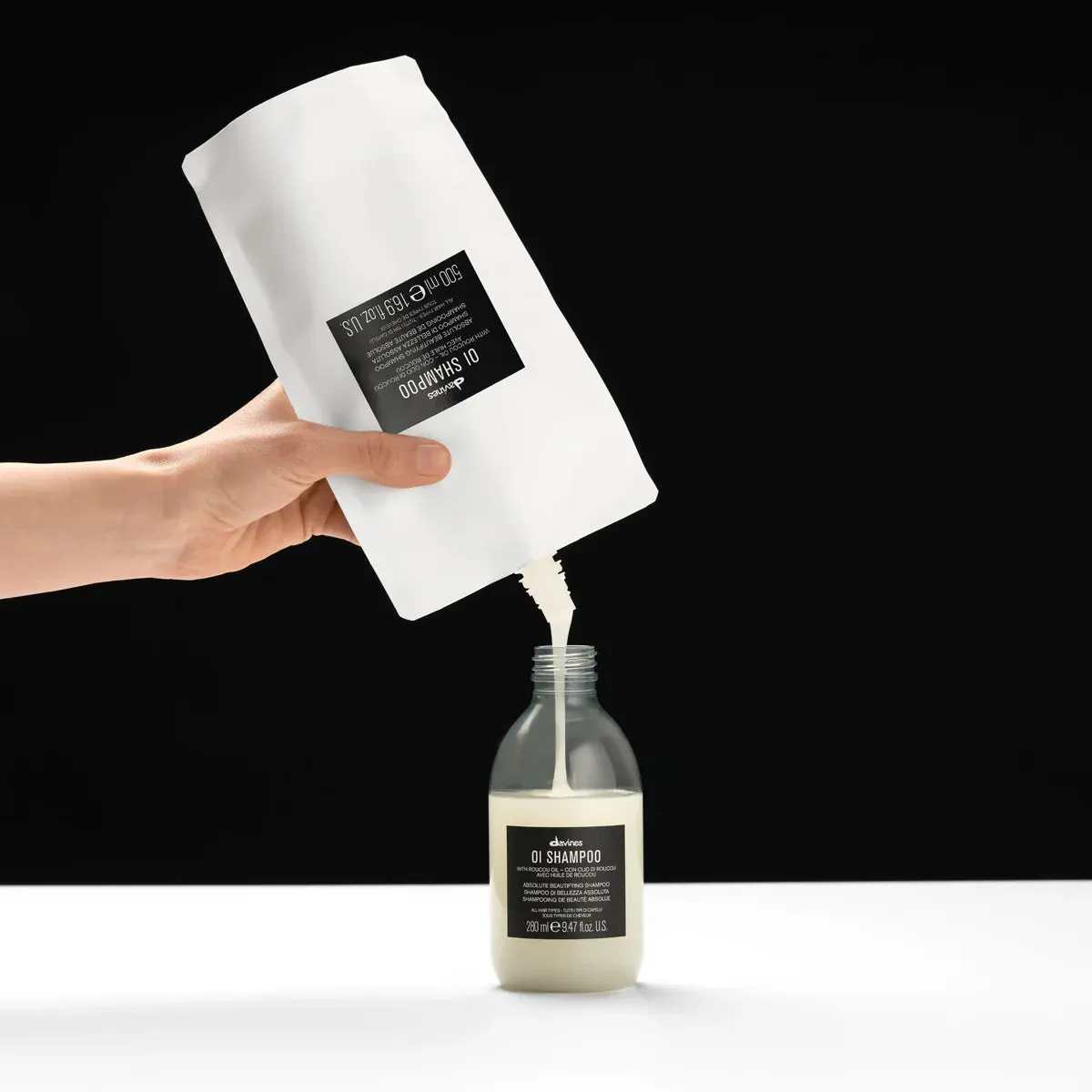 Davines Oi Shampoo Refill Pouch 500ml, view 2