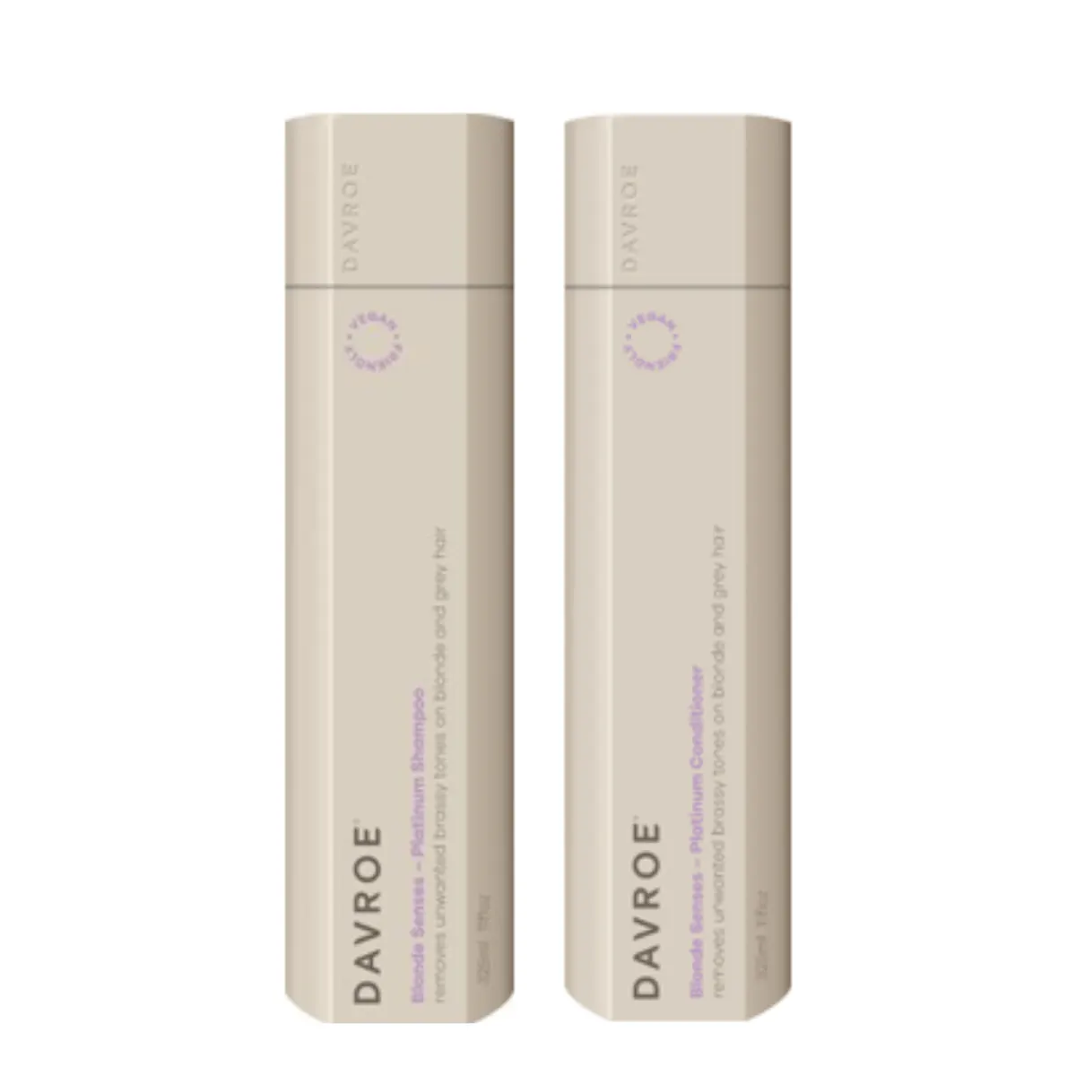Davroe Blonde Senses Platinum Blonde Shampoo and Conditioner Bundle