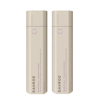 Davroe Blonde Senses Platinum Blonde Shampoo and Conditioner Bundle