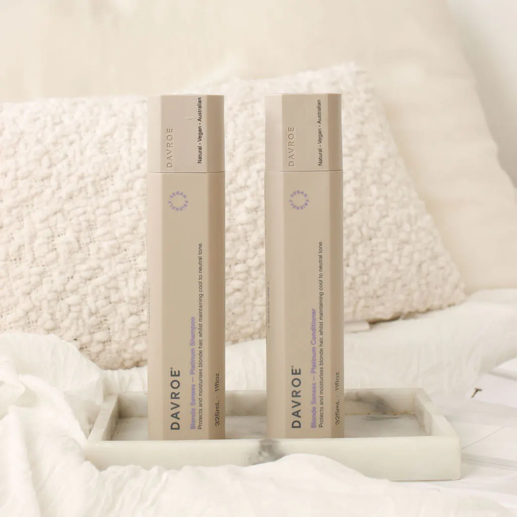 Davroe Blonde Senses Platinum Blonde Shampoo and Conditioner Bundle, view 2