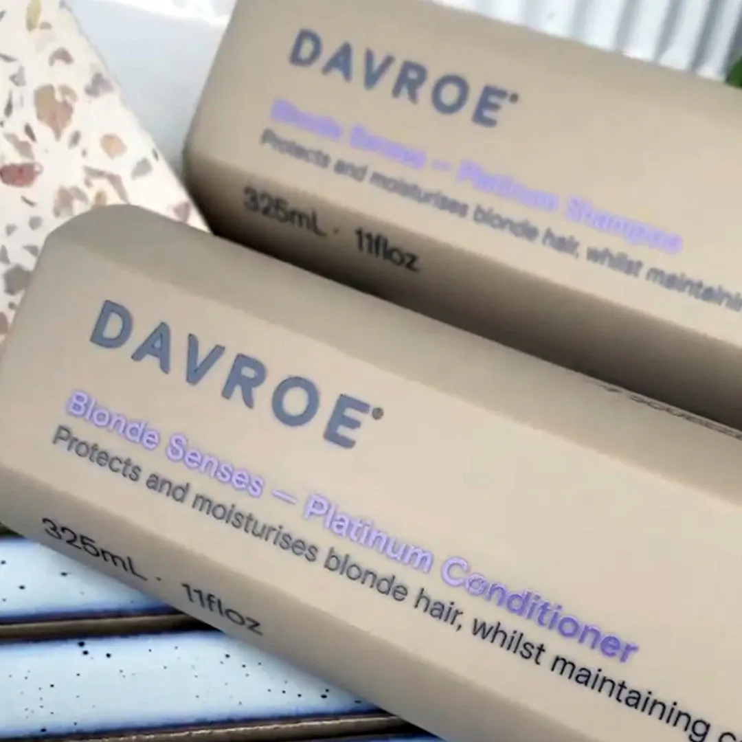 Davroe Blonde Senses Platinum Blonde Shampoo and Conditioner Bundle, view 6