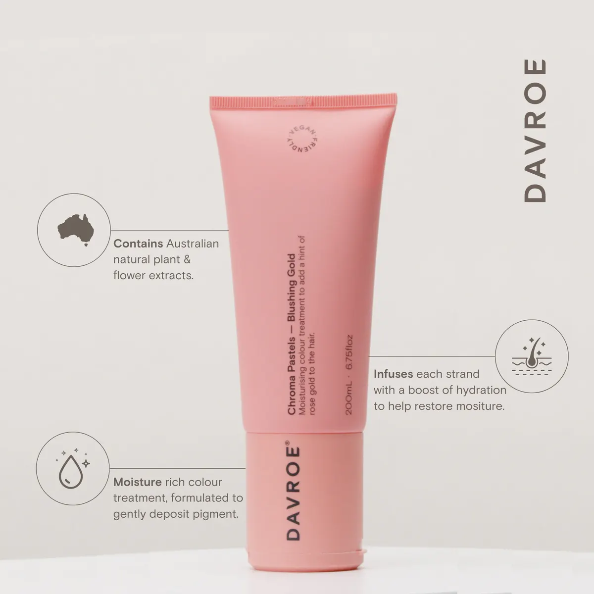 Davroe Chroma Colour Treatment - Blushing Gold 200ml, view 3
