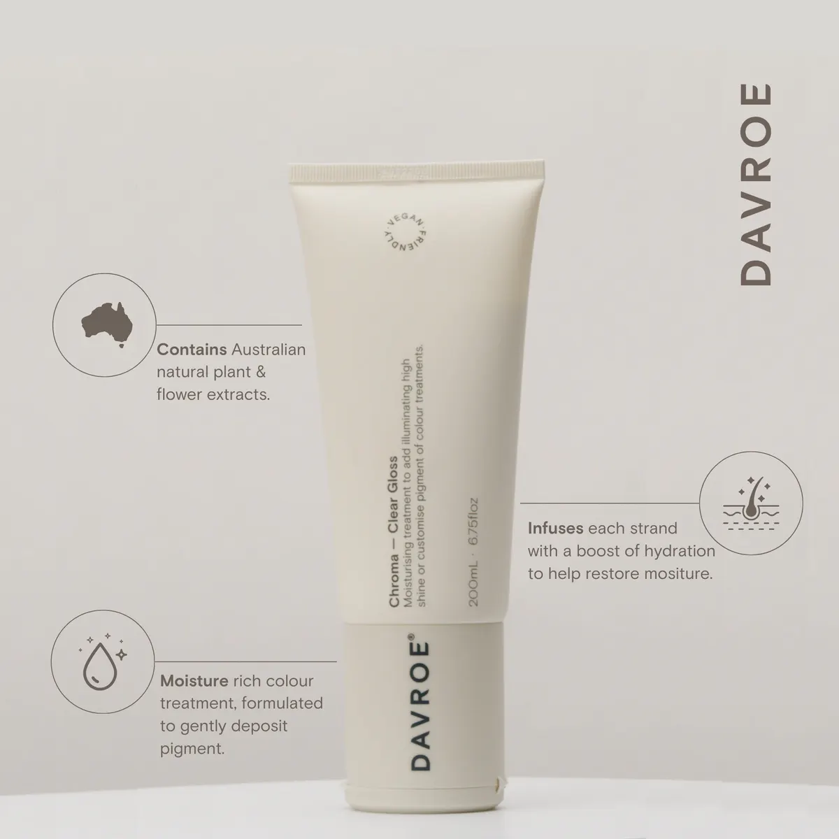 Davroe Chroma Clear Gloss Toner 200ml, view 2