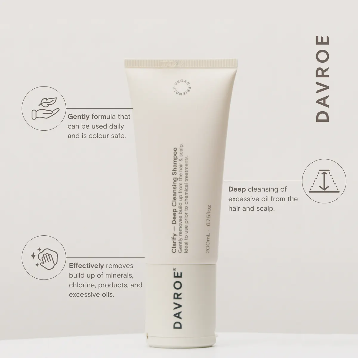 Davroe Clarify Deep Cleansing Shampoo 50ml, view 3