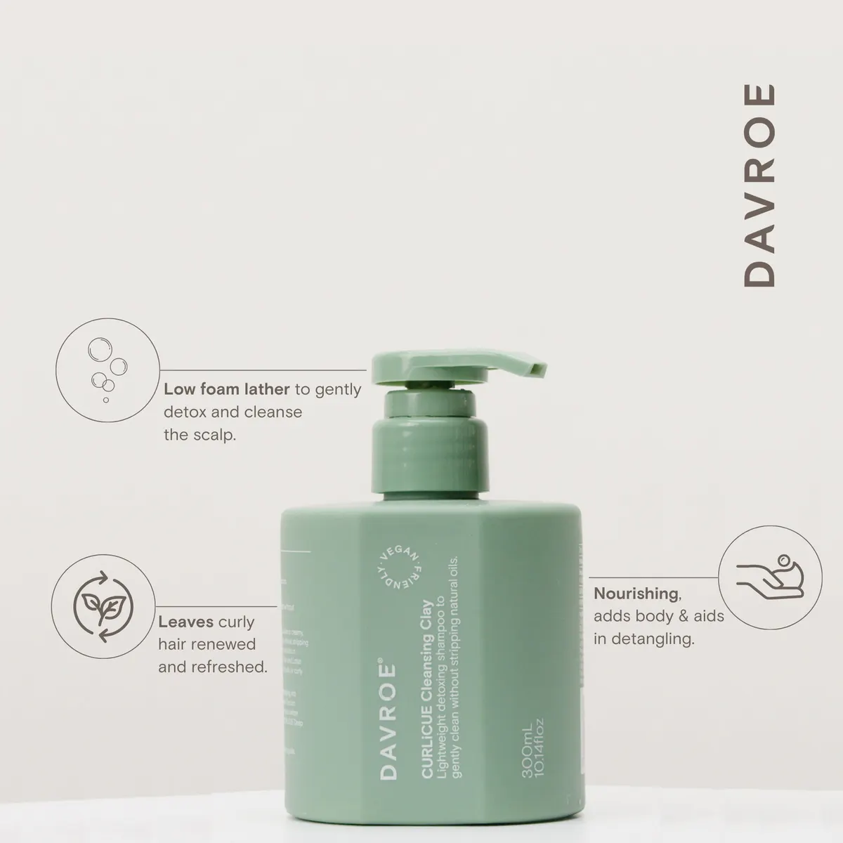 Davroe CURLiCUE Cleansing Clay 300ml, view 3