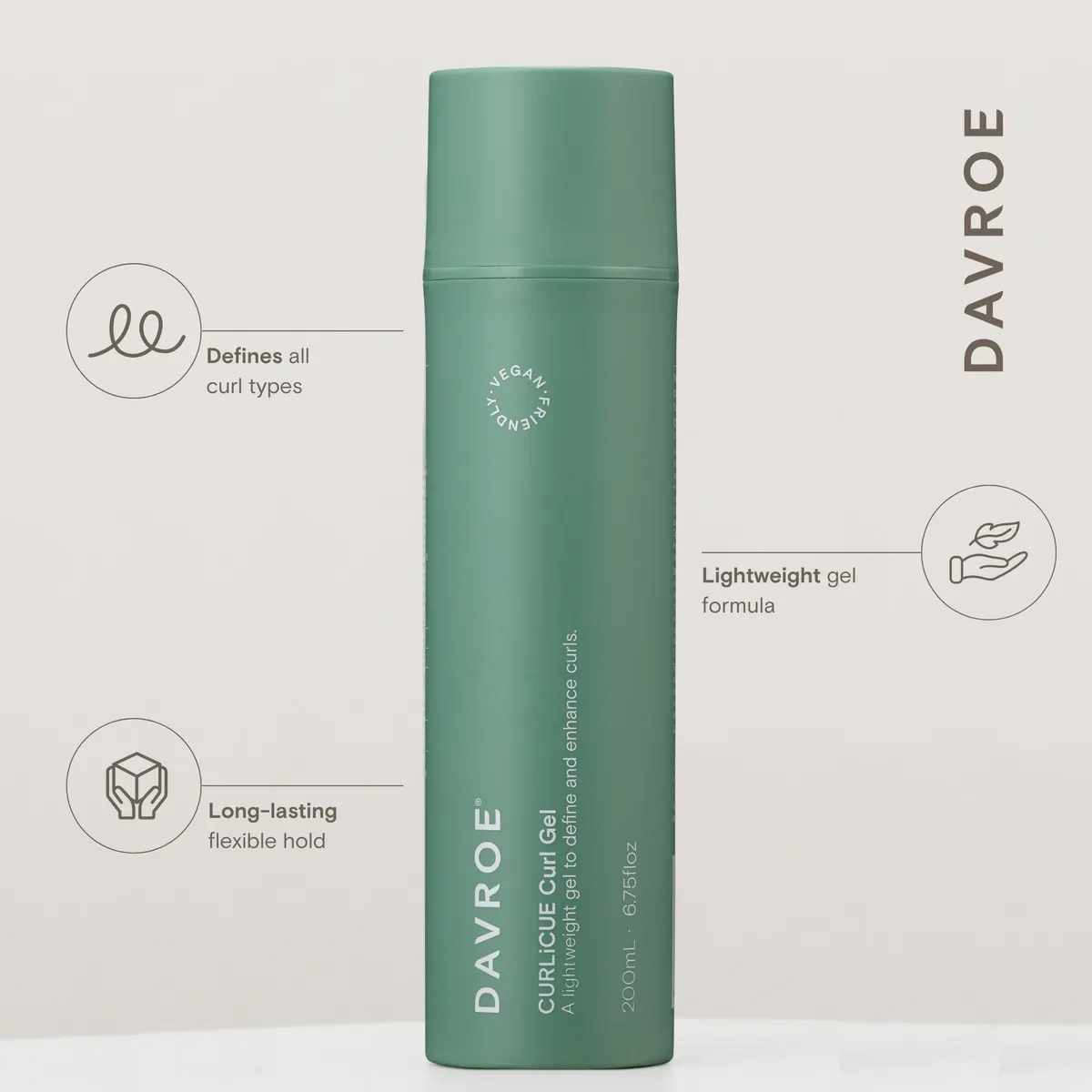 Davroe CURLiCUE Curl Gel 200ml, view 5