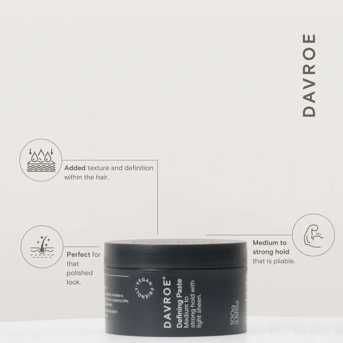 Davroe Defining Paste 100g - Old Packaging, view 2