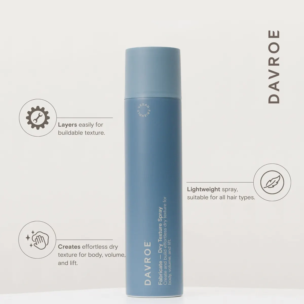 Davroe Fabricate - Dry Texture Spray 200ml, view 3