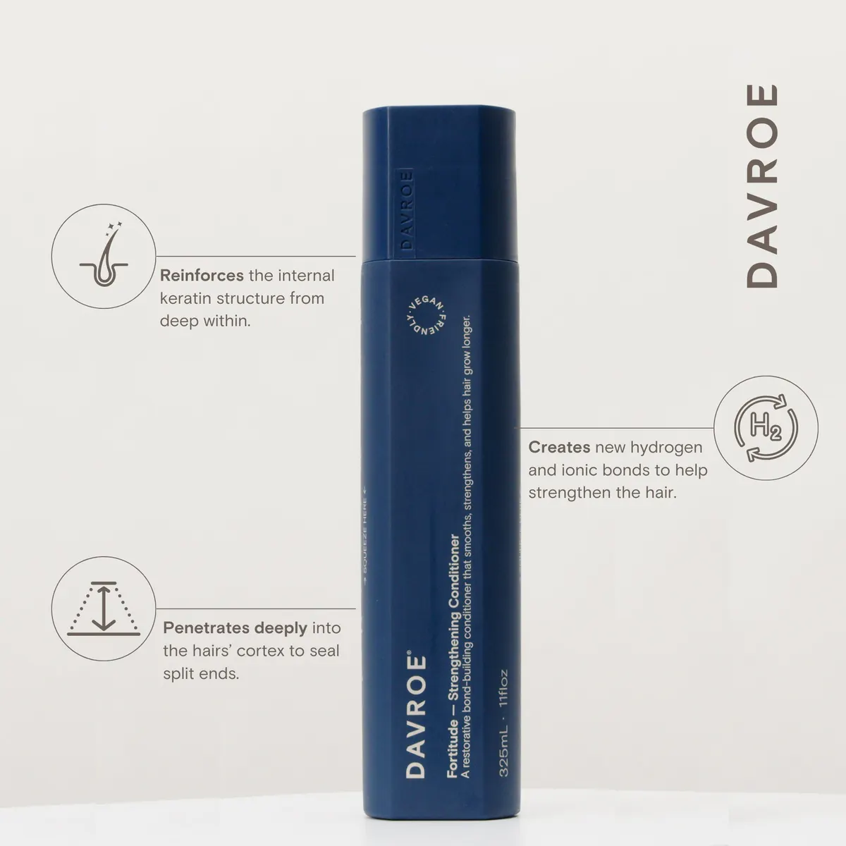 Davroe Fortitude Strengthening Conditioner 325ml, view 3