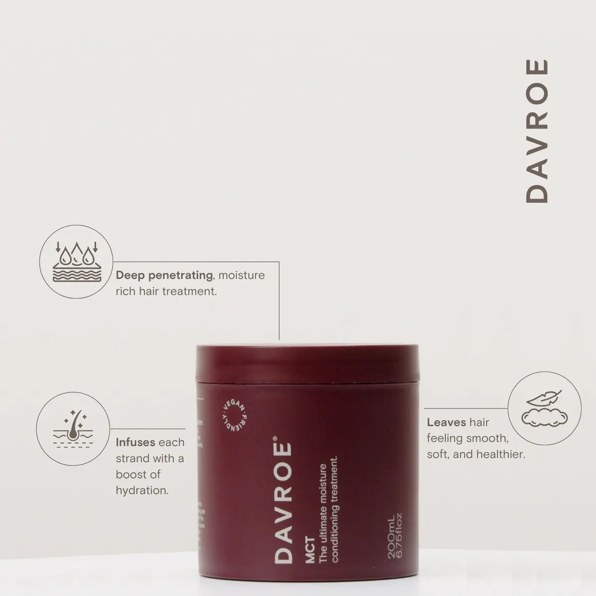 Davroe MCT Moisture Conditioning Treatment 200ml, view 3