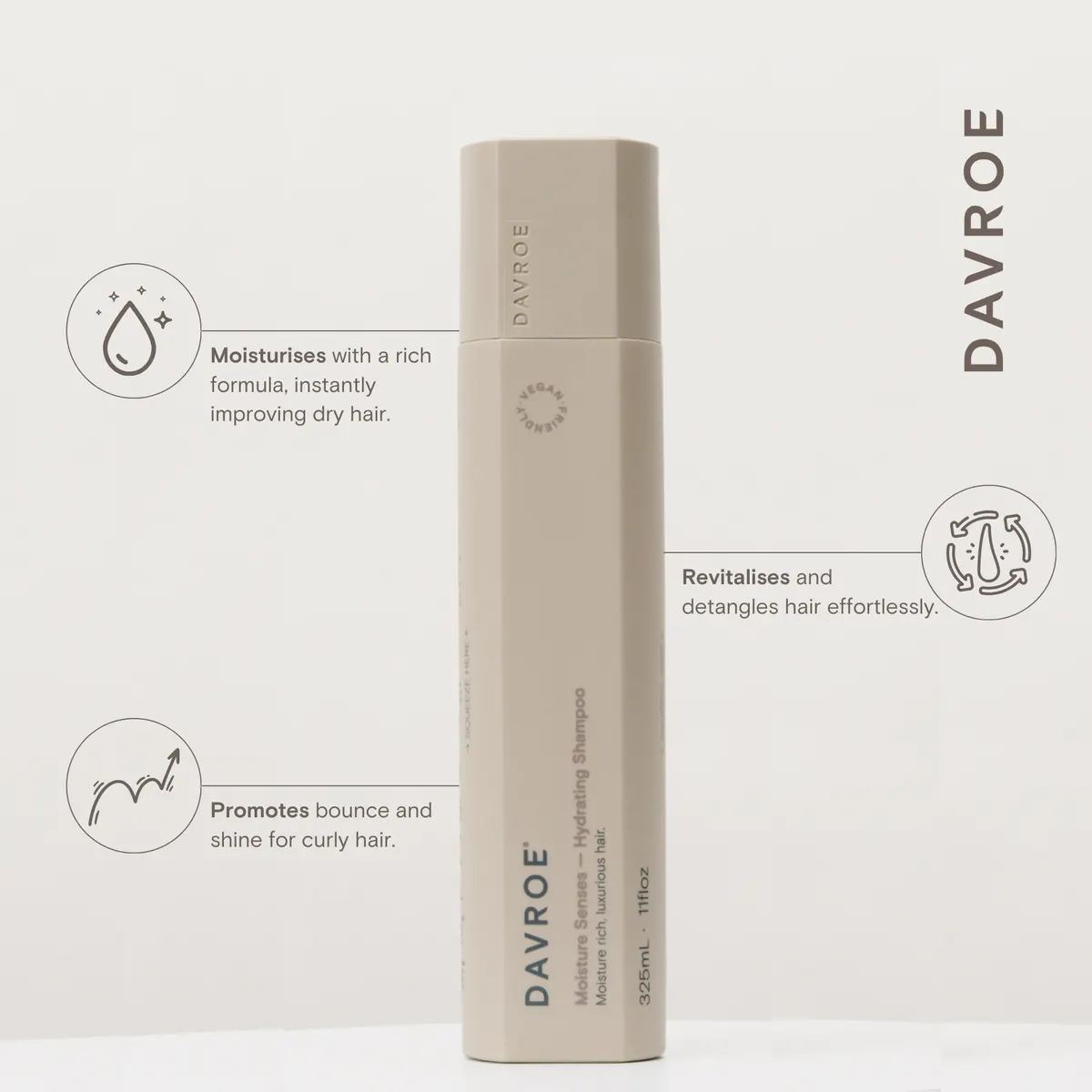 Davroe Moisture Senses Shampoo 100ml, view 3