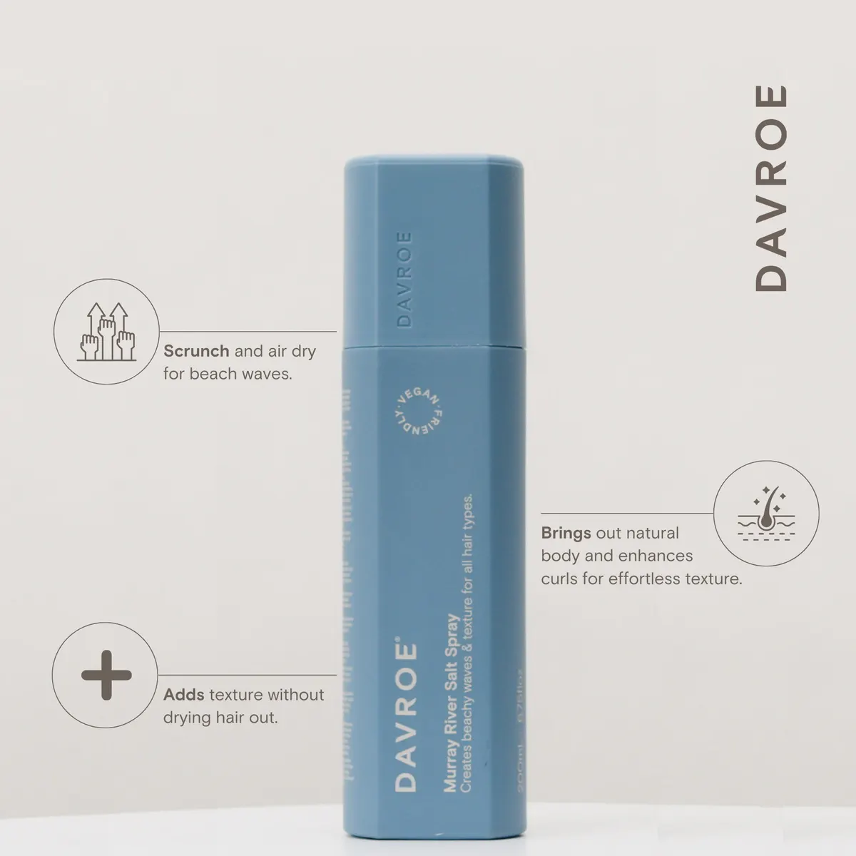 Davroe Murray River Salt Spray 200ml, view 2