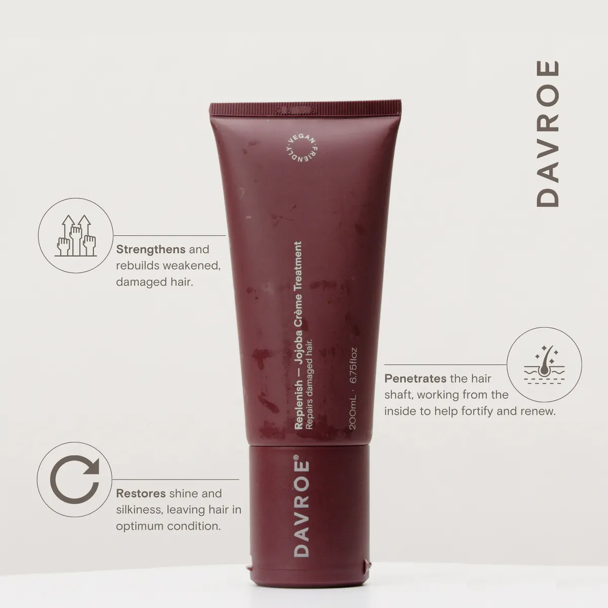 Davroe Replenish Jojoba CrÃ¨me Treatment 50ml, view 3