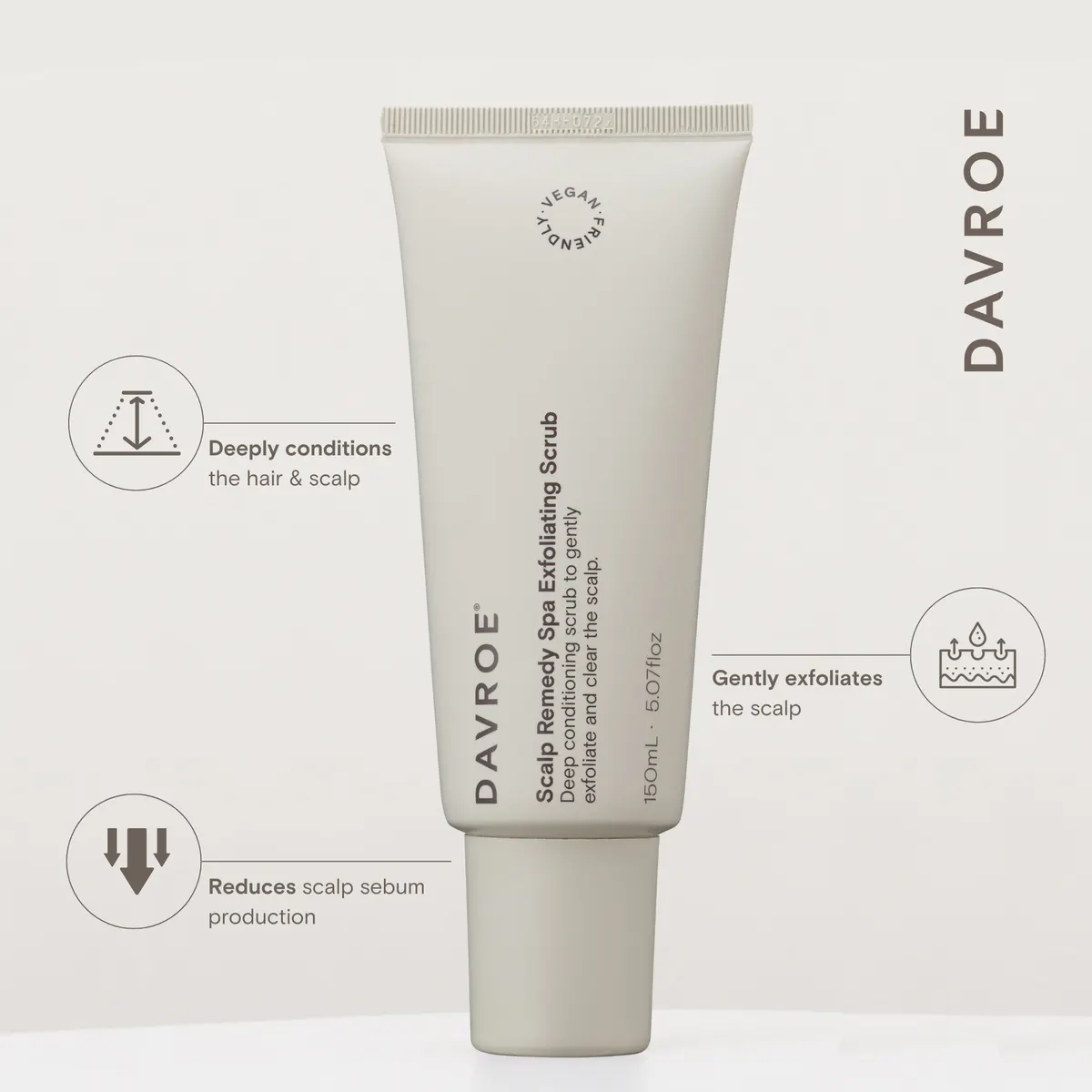 Davroe Scalp Remedy Spa Exfoliating Scrub 150ml, view 2
