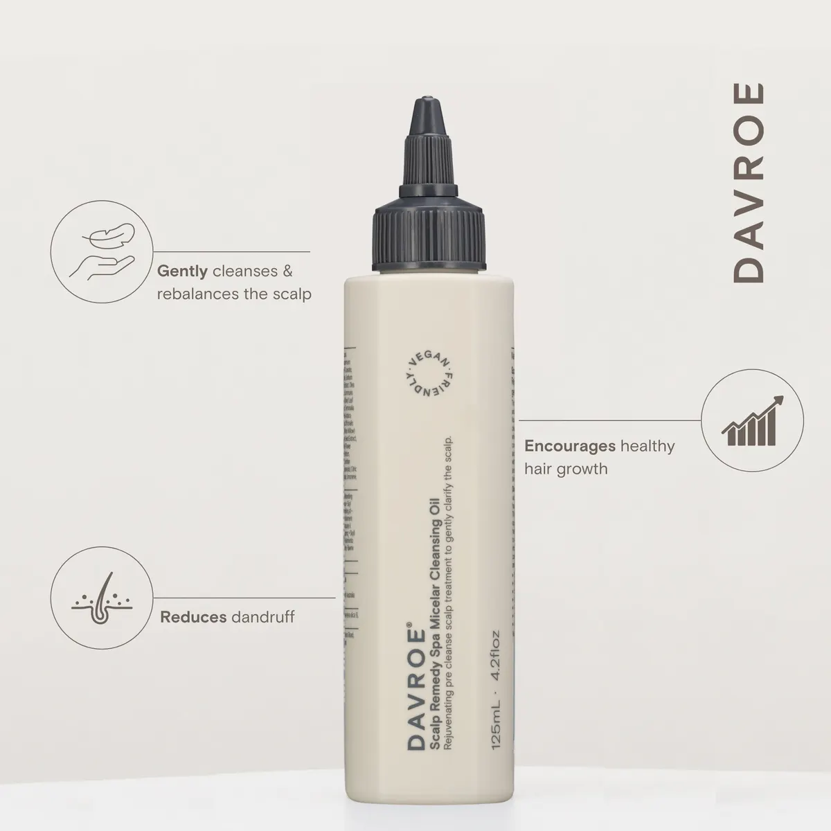 Davroe Scalp Remedy Spa Micelar Cleansing Oil 125ml, view 2